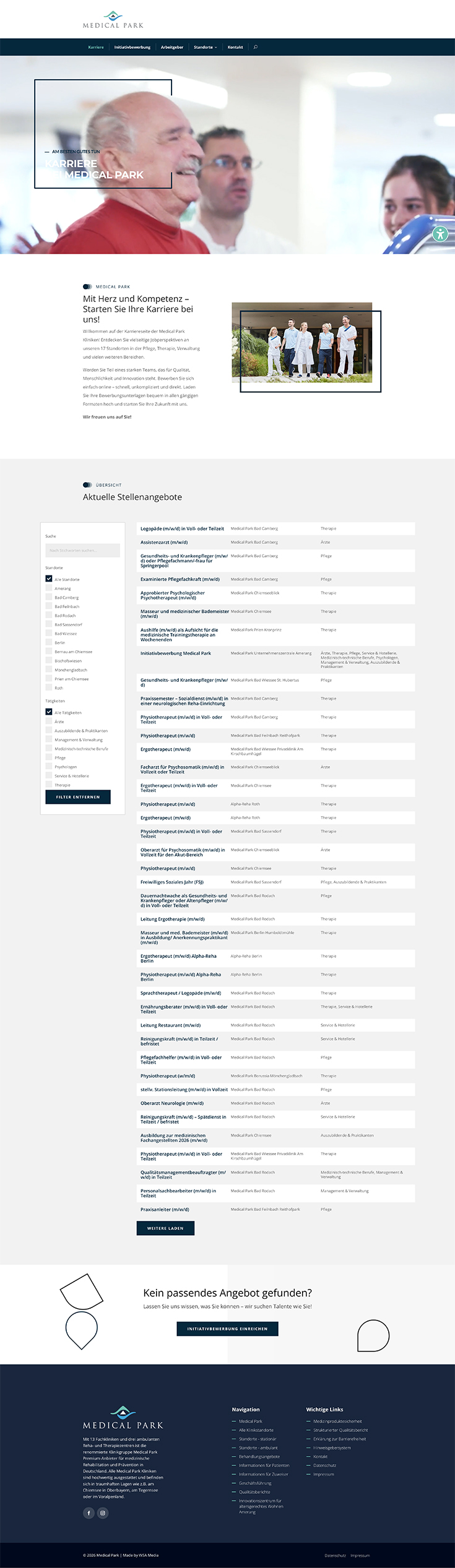 Karriere-Webseite-Medicalpark